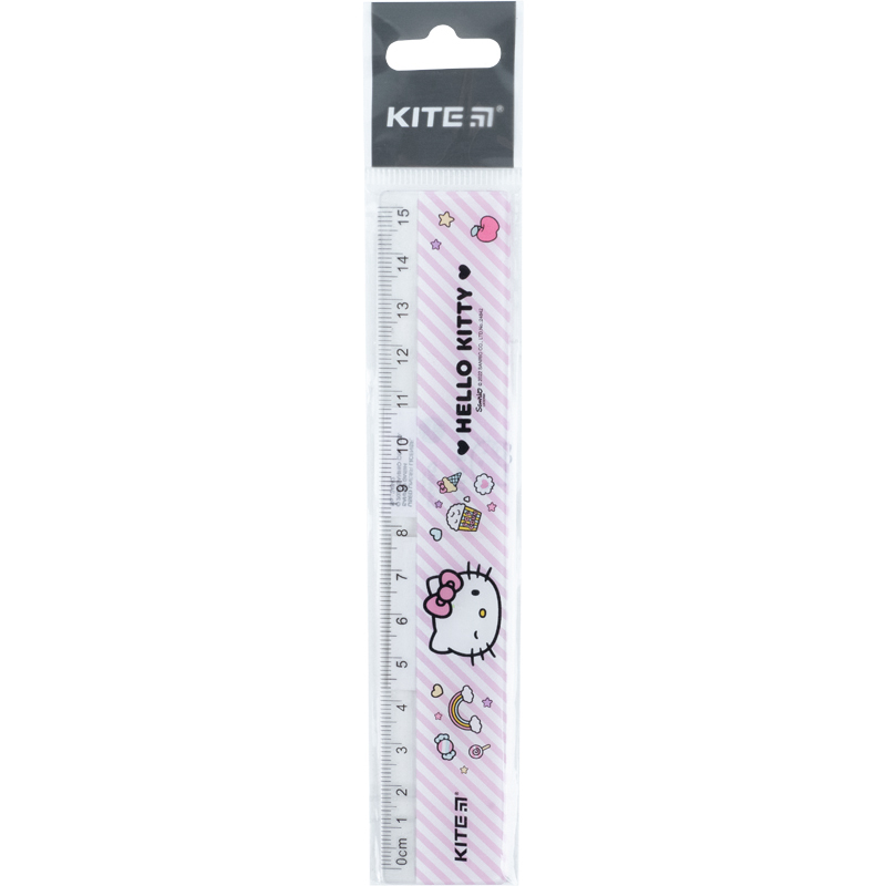 Лінійка пластикова Kite Hello Kitty HK22-090, 15 см. Фото 2