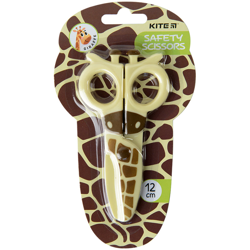Ножиці дитячі безпечні Kite Giraffe K22-008-03, 12 см