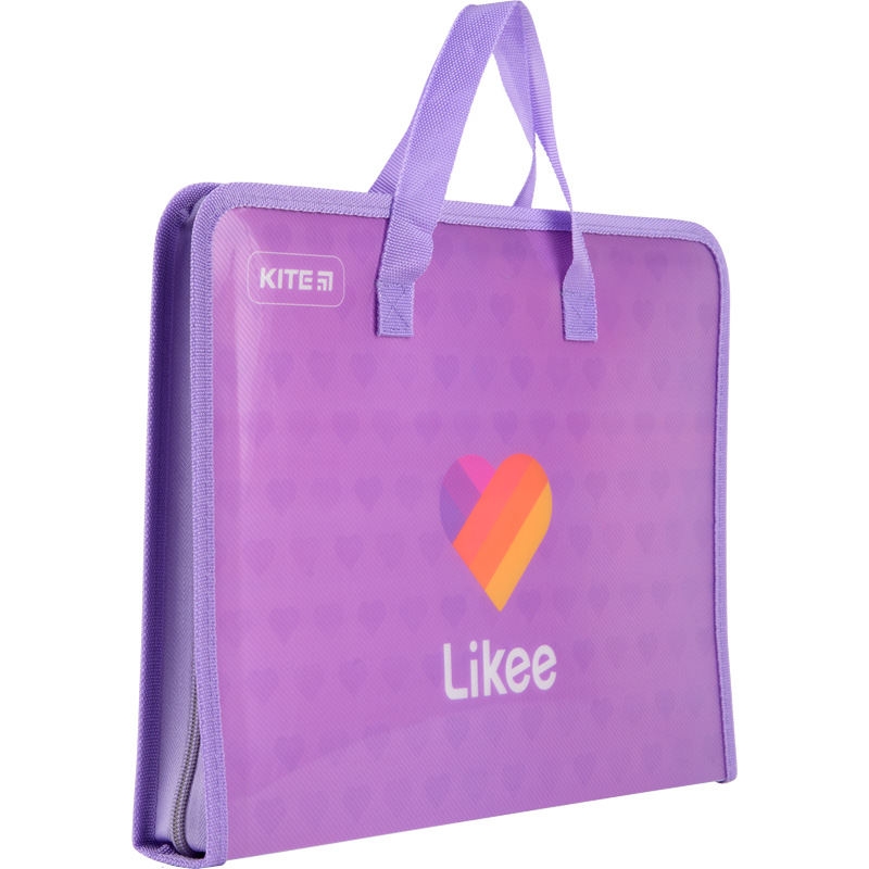 Папка-портфель на блискавці Kite Likee LK22-202, 1 відділення, A4. Фото 3