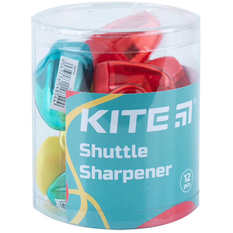 Точилка з контейнером Kite Shuttle K24-1017, асорті. Фото 2