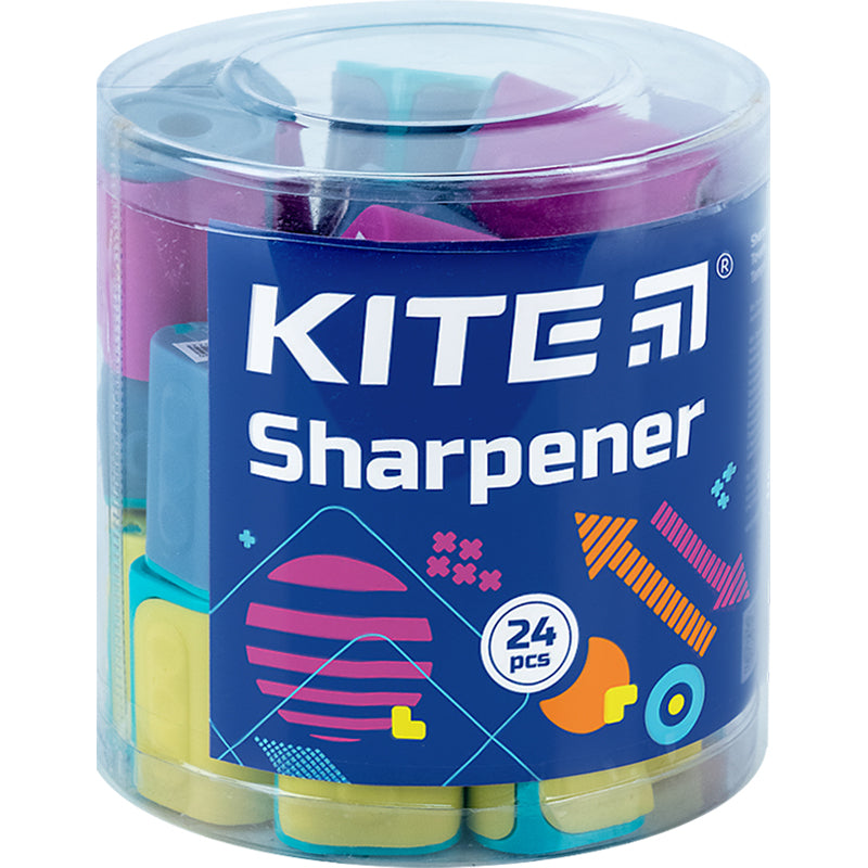 Точилка з контейнером Kite Twist K24-120, асорті. Фото 2