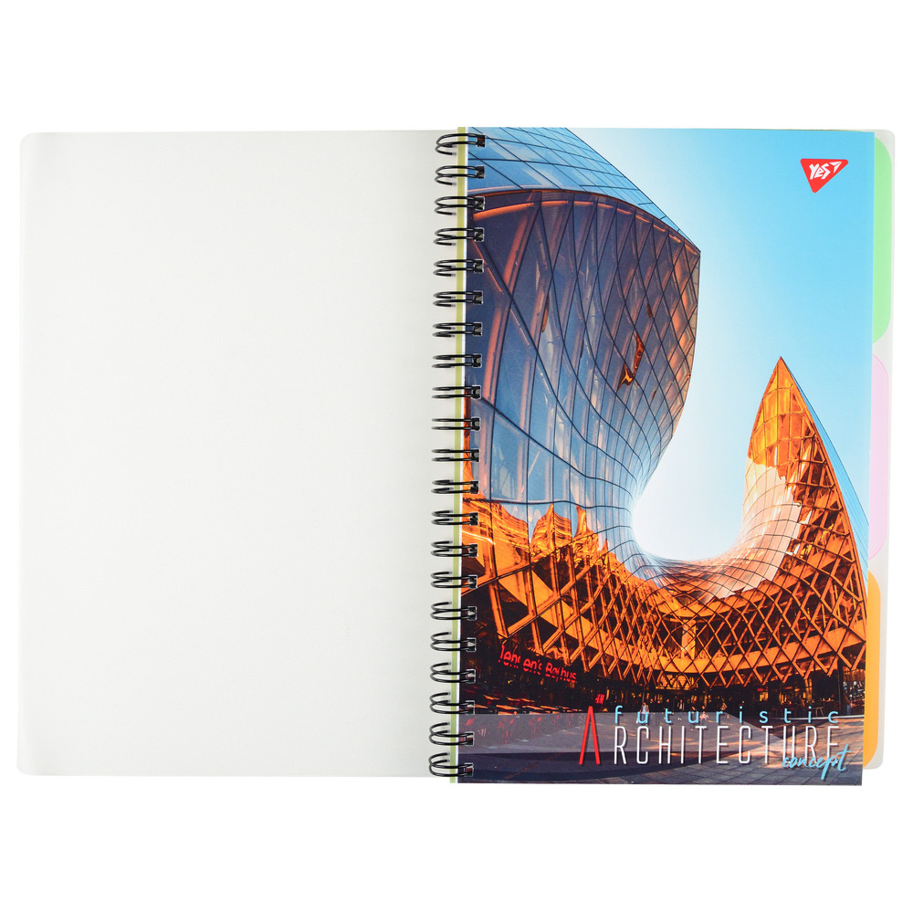 Зошит для записів YES А4 144 аркуша клітинка Futuristic architecture 681945
