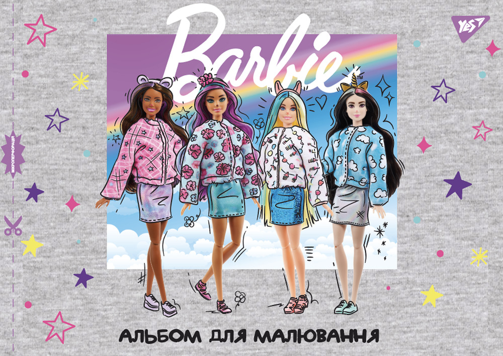 Альбом для малювання YES А4 28 аркушів на скобі з перфорацією 130557. Фото 2