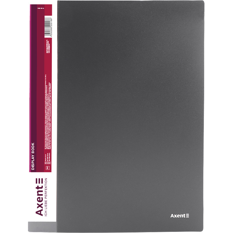 Дисплей-книга Axent 1020-03-A, А4, 20 файлiв, сіра