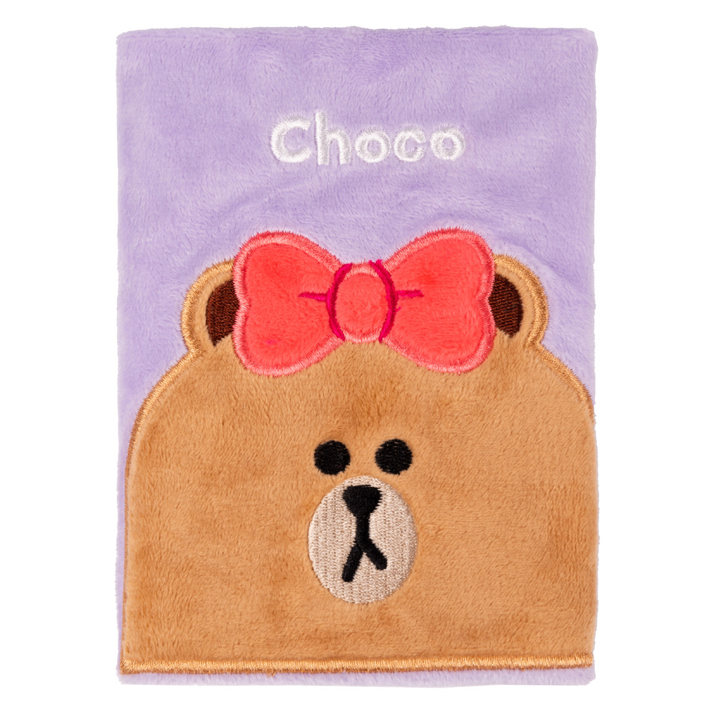 Блокнот пухнастий YES А6 80 аркушів лінійка Line Friends Choco 151746. Фото 2