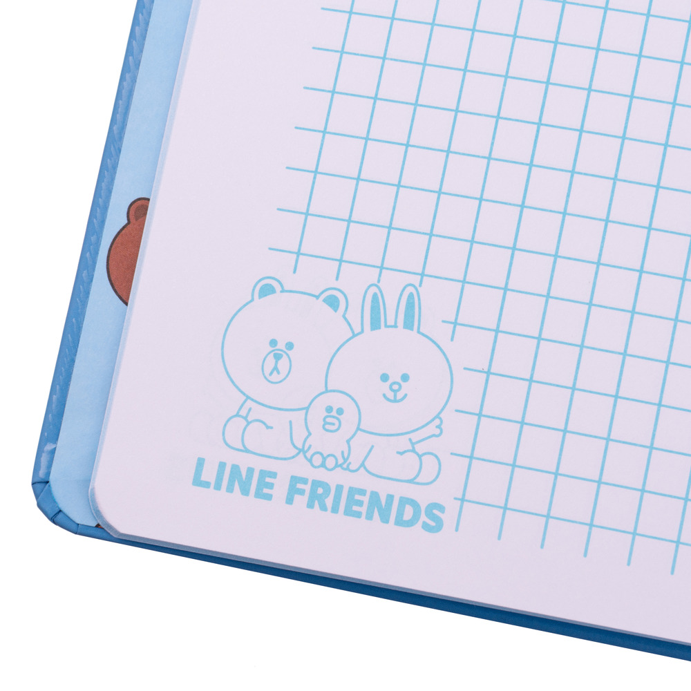 Блокнот-сквіш YES А5 128 аркушів лінійка Line Friends.Brown 151802. Фото 5
