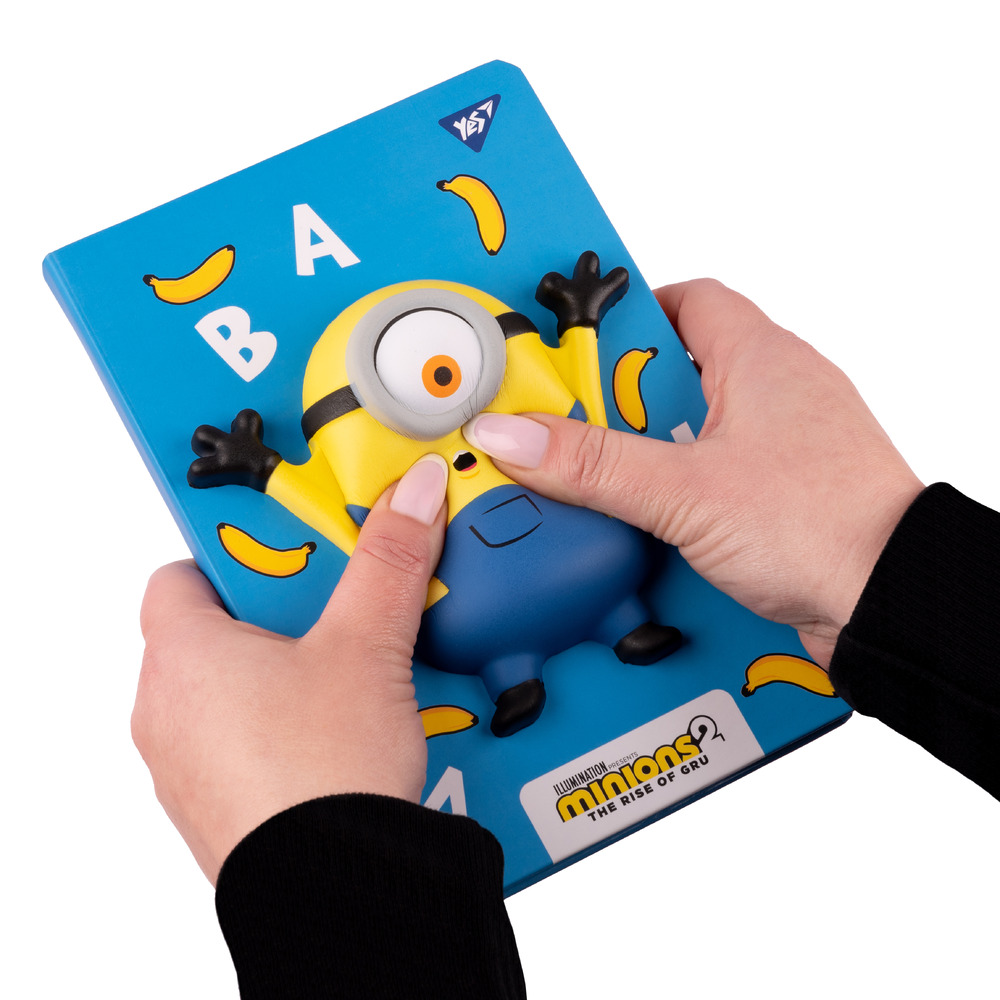 Блокнот-сквіш YES А5 128 аркушів лінійка Minions 151789. Фото 7