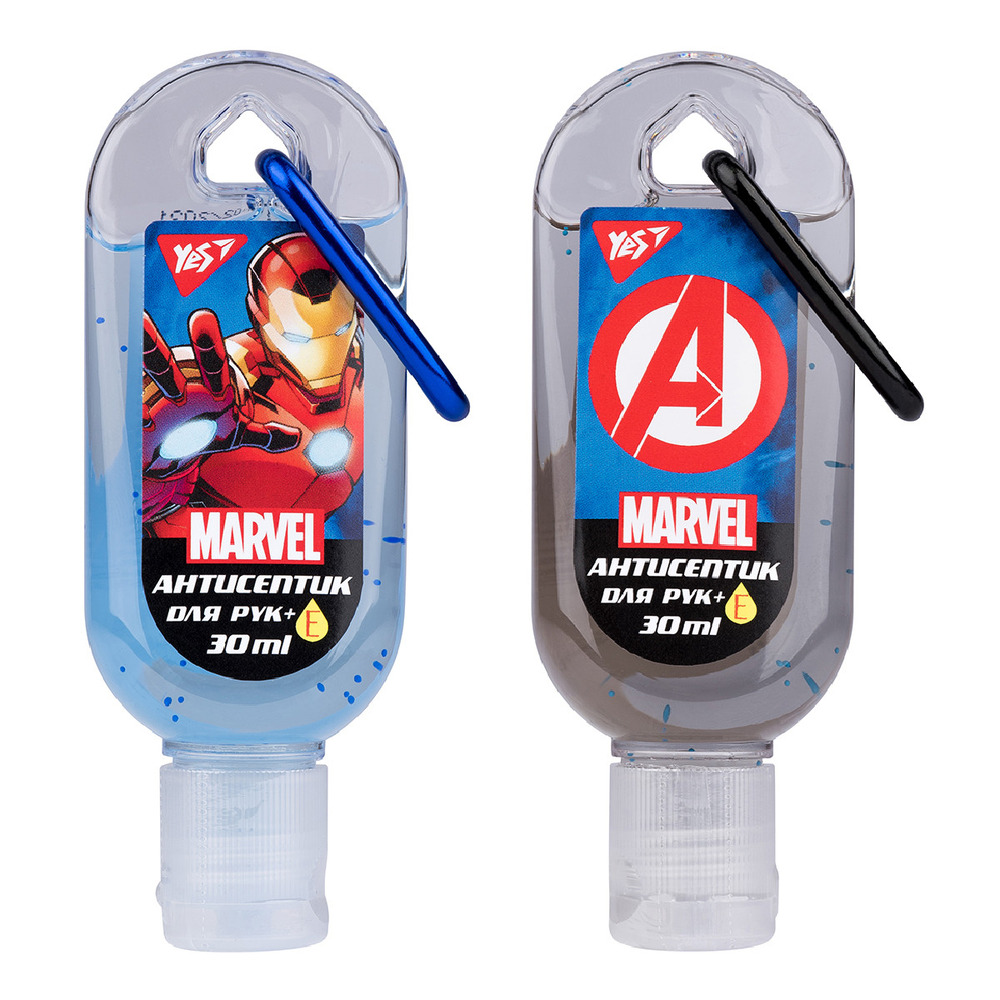 Гель антисептичний YES для рук з карабіном "Marvel.Avengers" 30 мл 707605