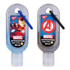 Гель антисептичний YES для рук з карабіном "Marvel.Avengers" 30 мл 707605