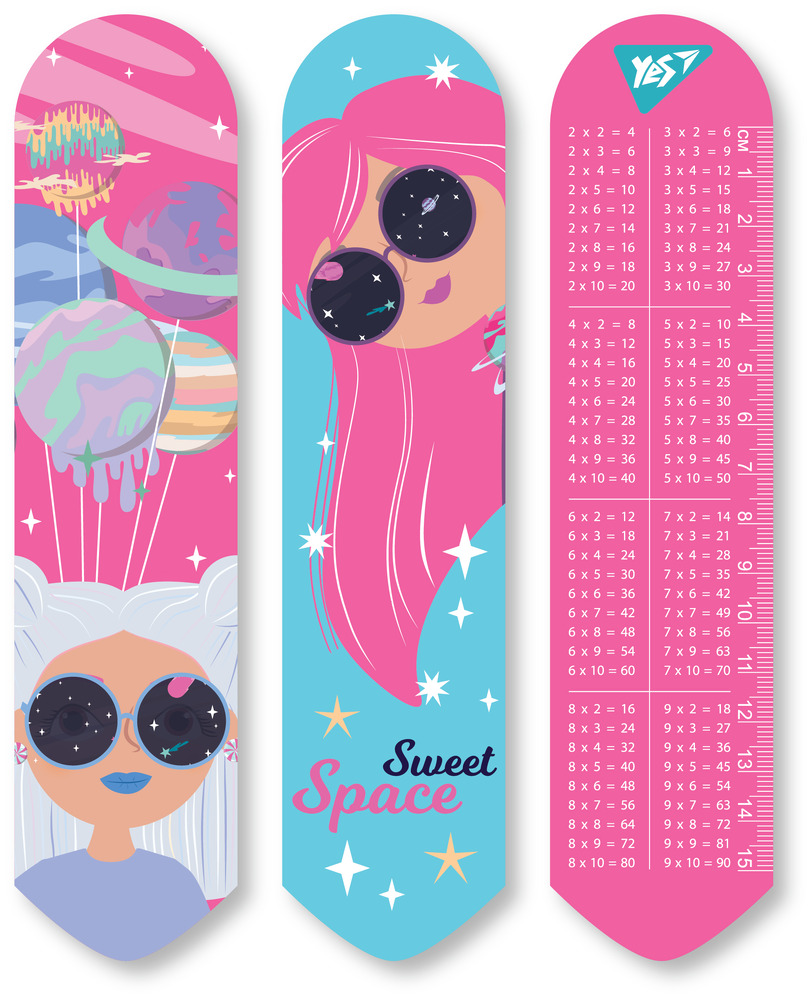 Закладинка 2D Yes Space Girl 707711