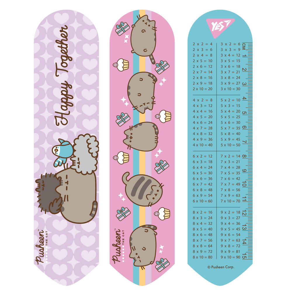 Закладка 2D Yes Pusheen friends 708132