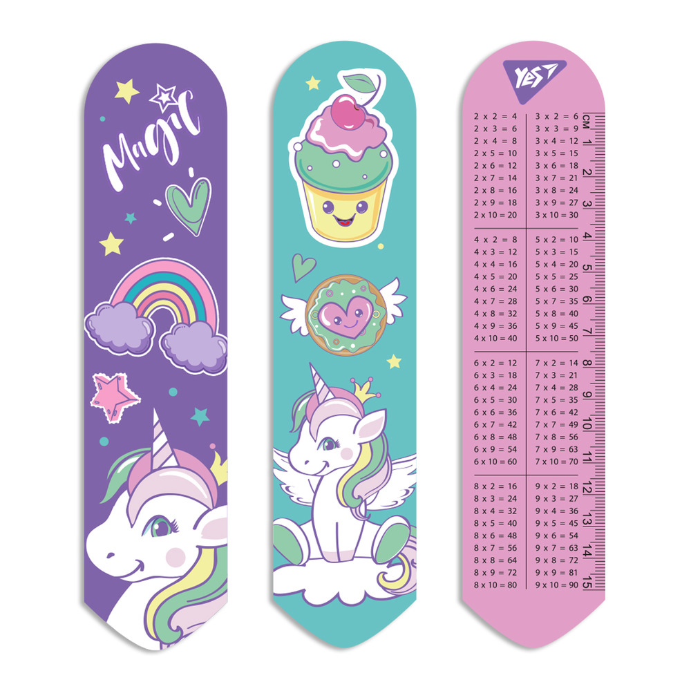 Закладка 2D Yes Glamour unicorn 708154