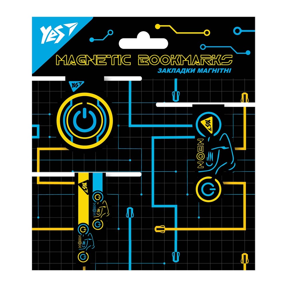 Закладки магнітні Yes Ultrex 3 шт 707730