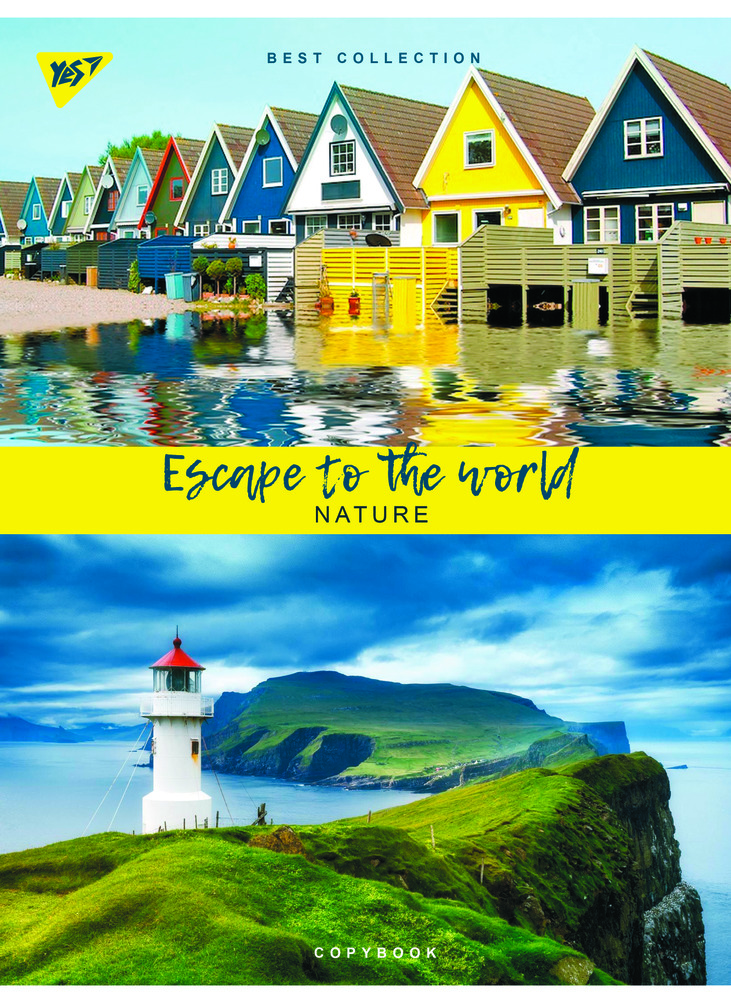 Зошит для записів YES А4 48 аркушів клітинка Escape to the world 681933. Фото 2