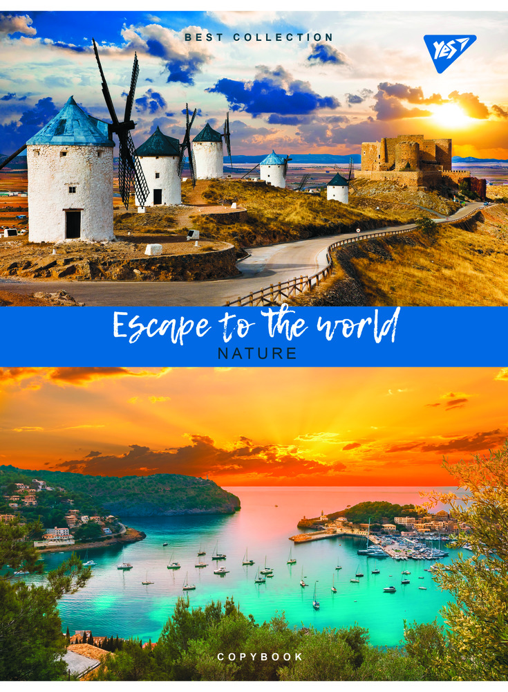 Зошит для записів YES А4 48 аркушів клітинка Escape to the world 681933. Фото 3