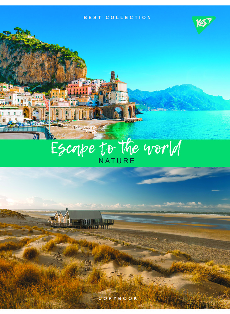 Зошит для записів YES А4 48 аркушів клітинка Escape to the world 681933