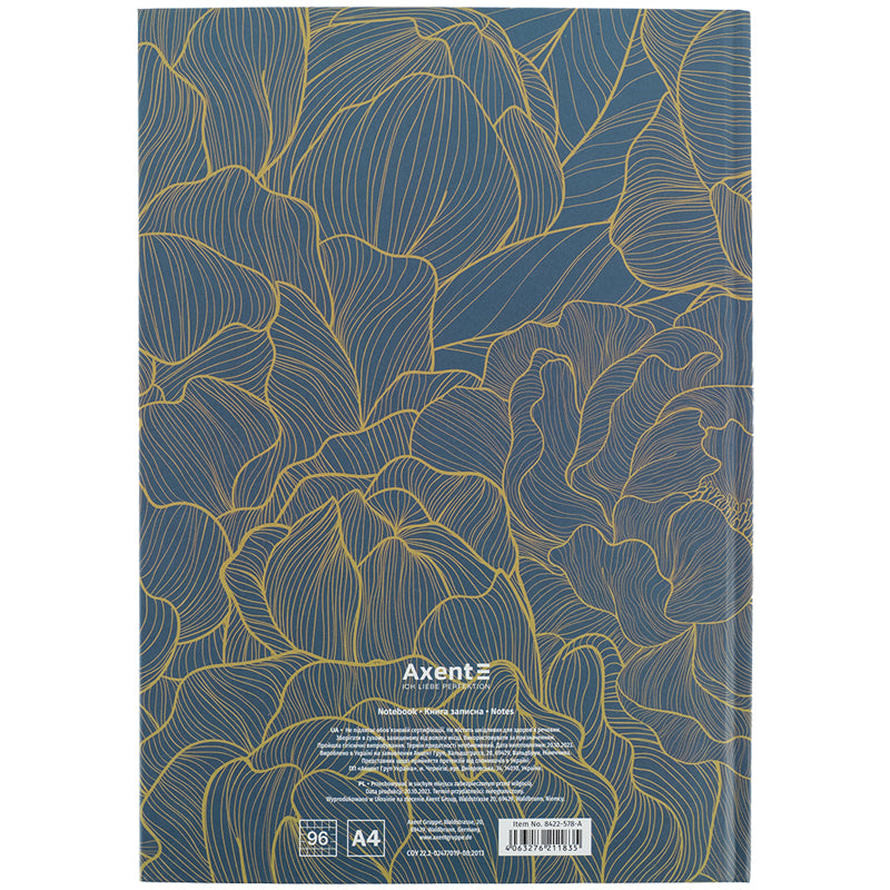 Книга записна Axent Earth Colors А4, 96 аркушів, клітинка, Flawless 8422-578-A. Фото 5