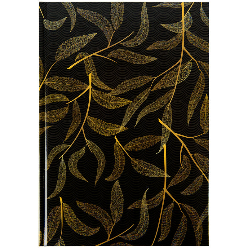 Книга записна Axent Waves А4, 96 аркушів, клітинка, чорна 8422-561-A