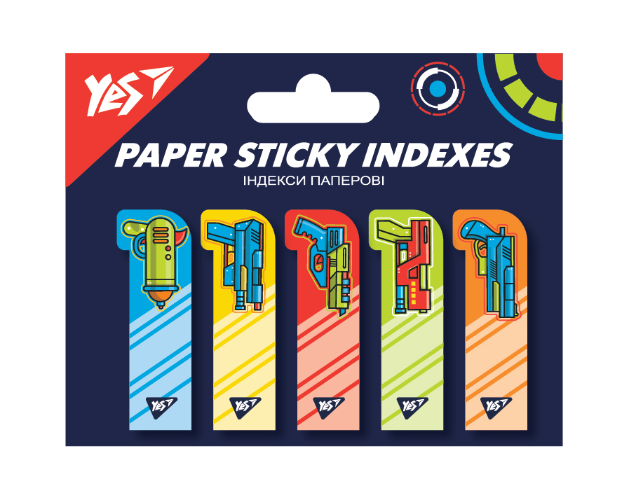 Індекси паперові Yes Blaster 50x15мм 100 шт 5x20 170308