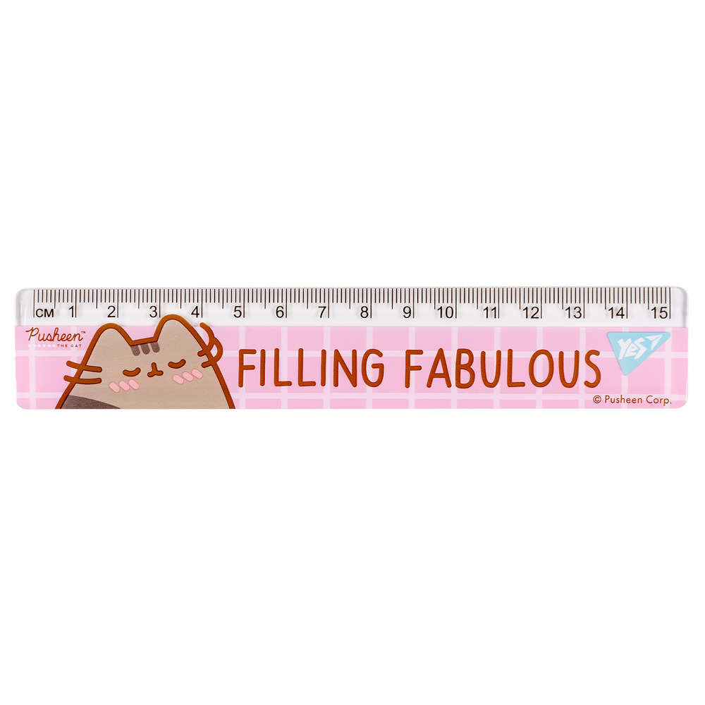 Лінійка Yes 15 см Pusheen 370655