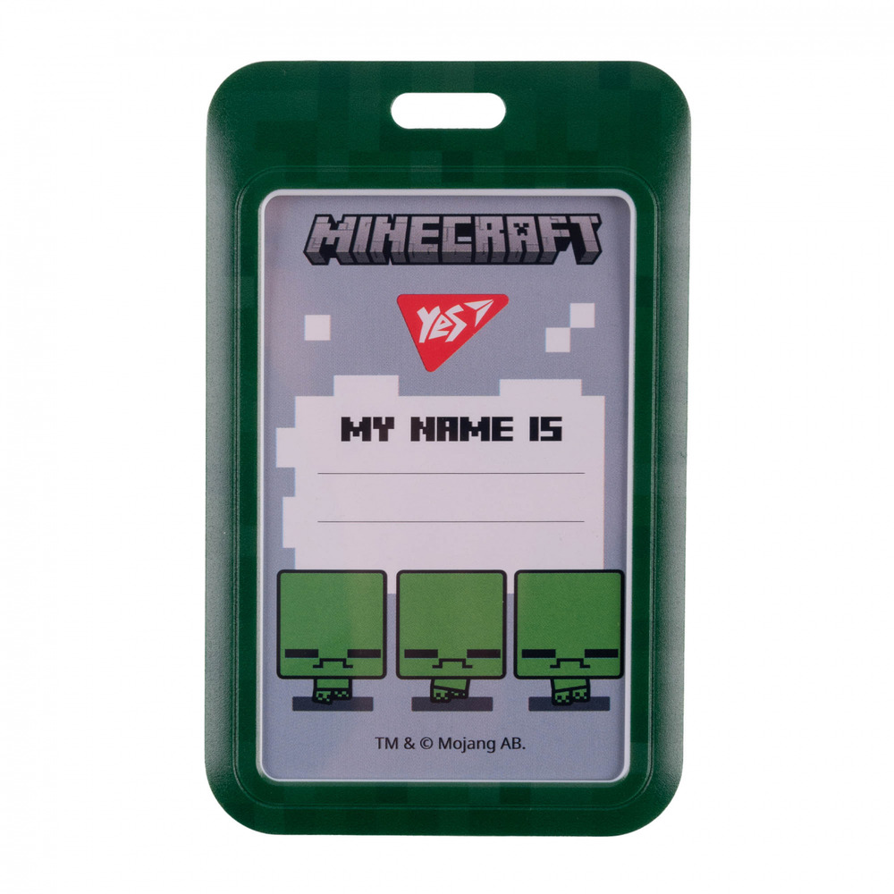 Бейдж вертикальний Yes Minecraft слайдер 940322