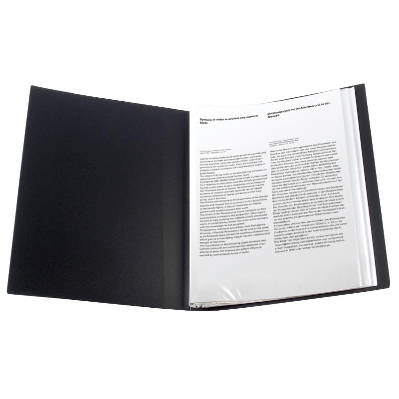Дисплей-книга Axent 1040-01-A, А4, 40 файлiв, чорна. Фото 3
