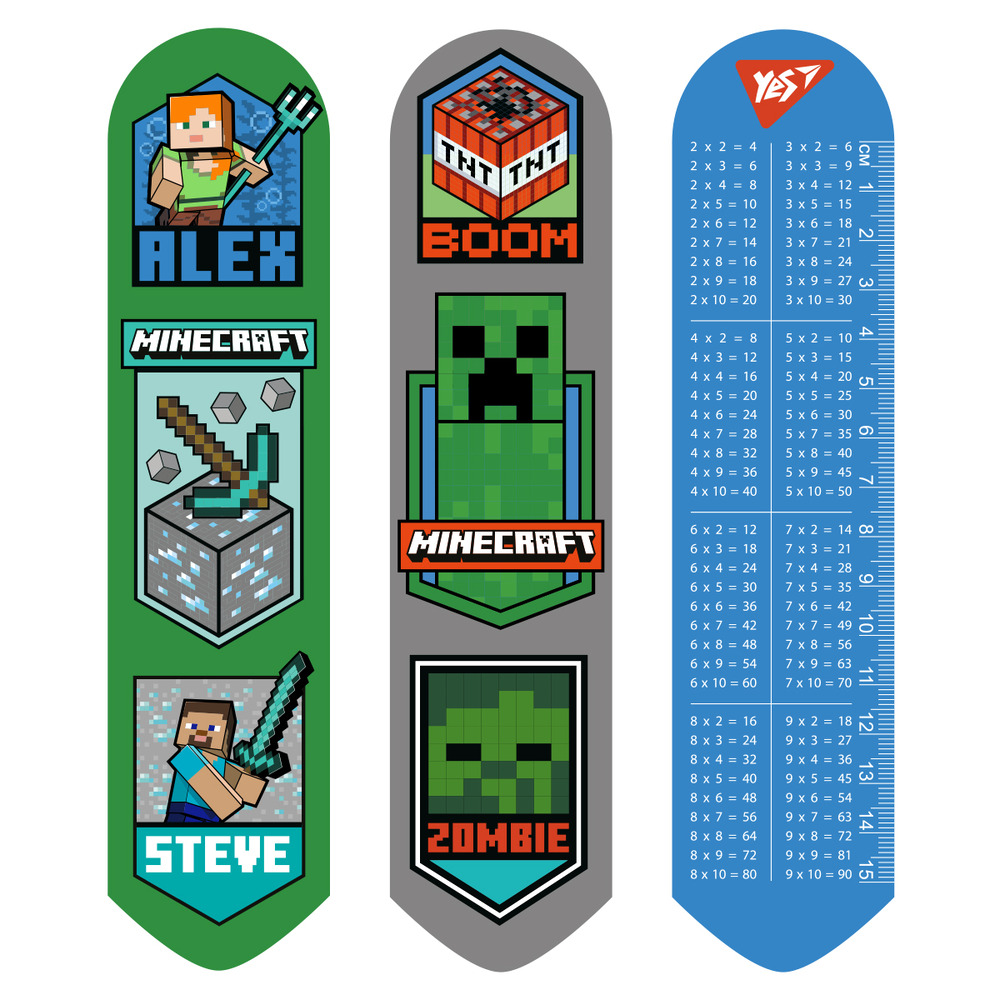 Закладка 2D Yes Minecraft Heroes 708129