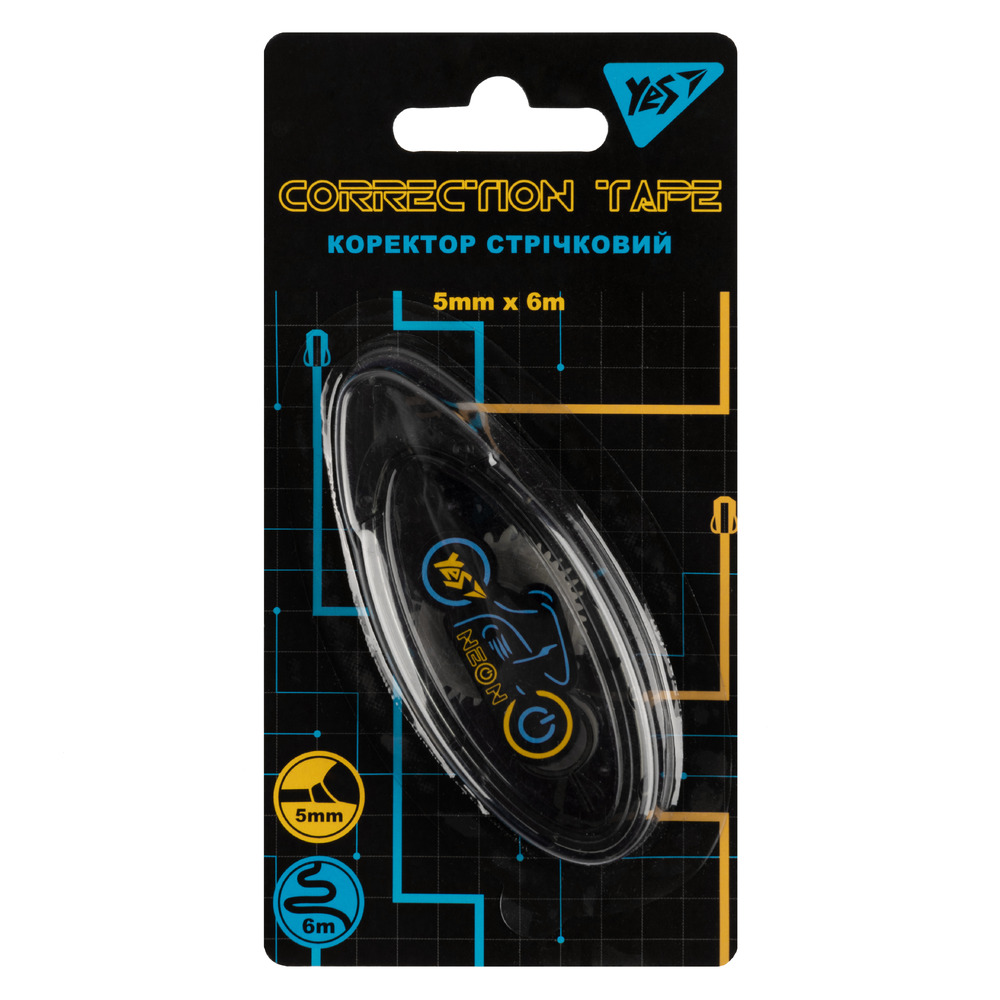Коректор стрічковий Yes 5мм х 6м Ultrex 340107