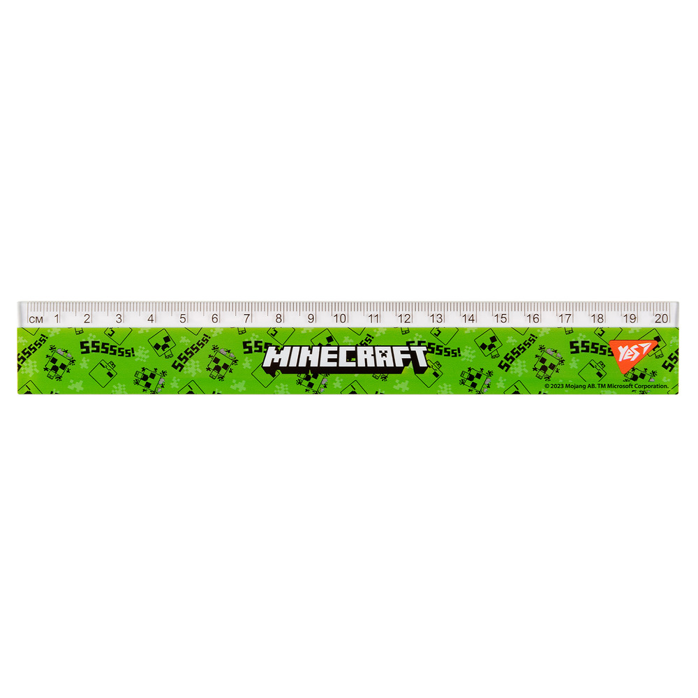 Лінійка Yes 20 см Minecraft 370666
