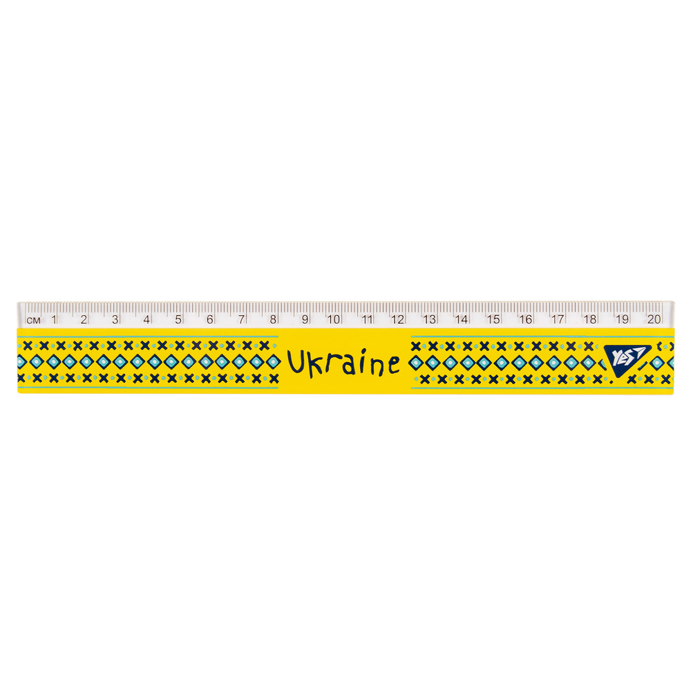 Лінійка Yes 20 см Ukraine 370670