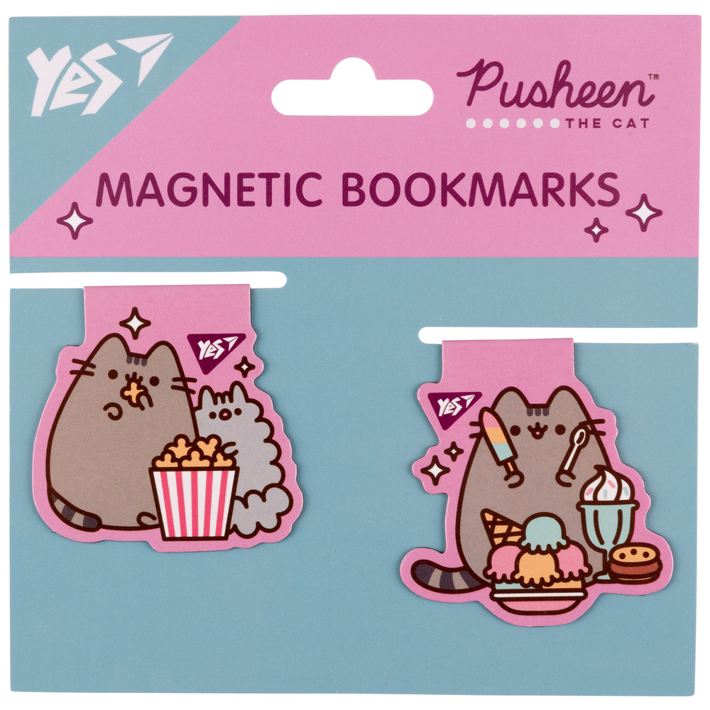 Закладки магнітні Yes Pusheen candy 2 шт 708105