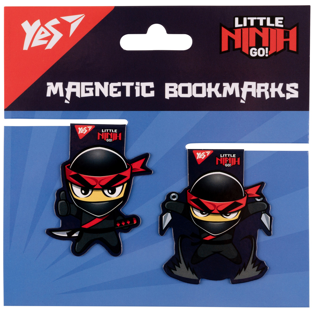 Закладки магнітні Yes Ninja 2 шт 708113