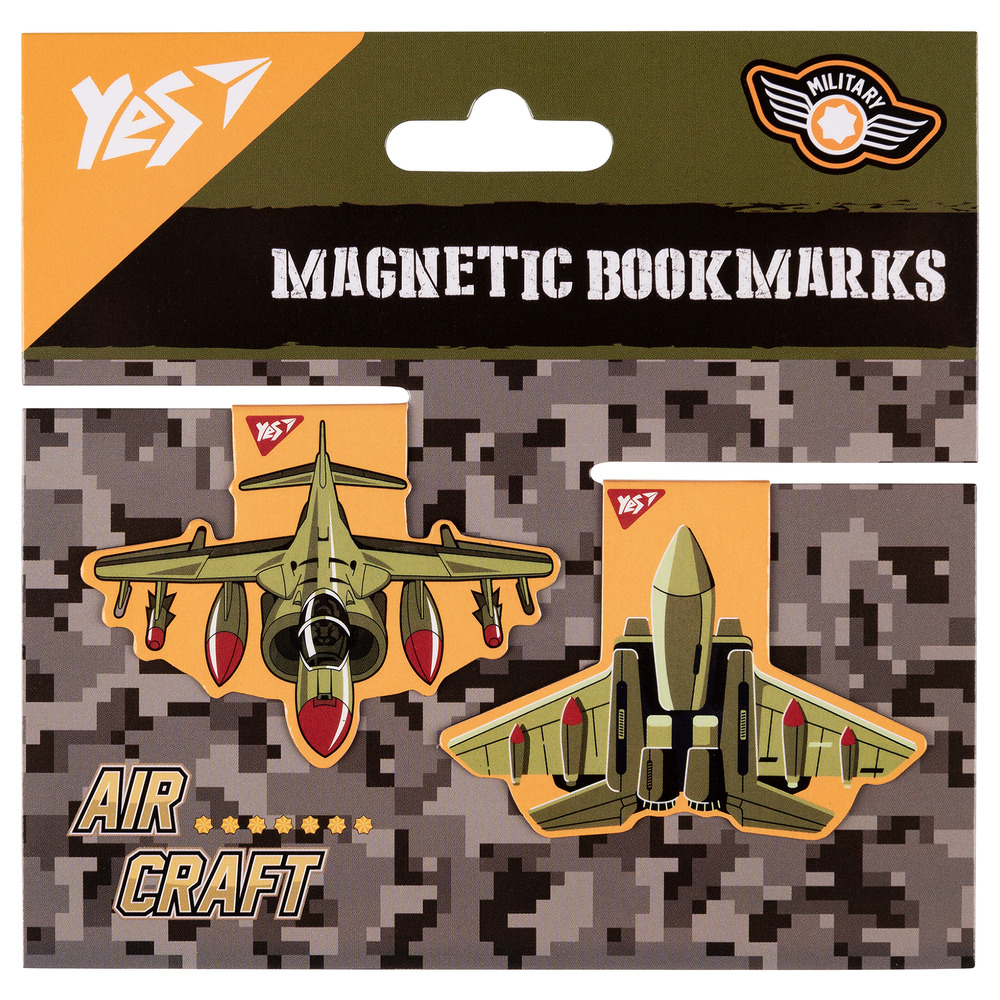Закладки магнітні Yes Military 2 шт 708112