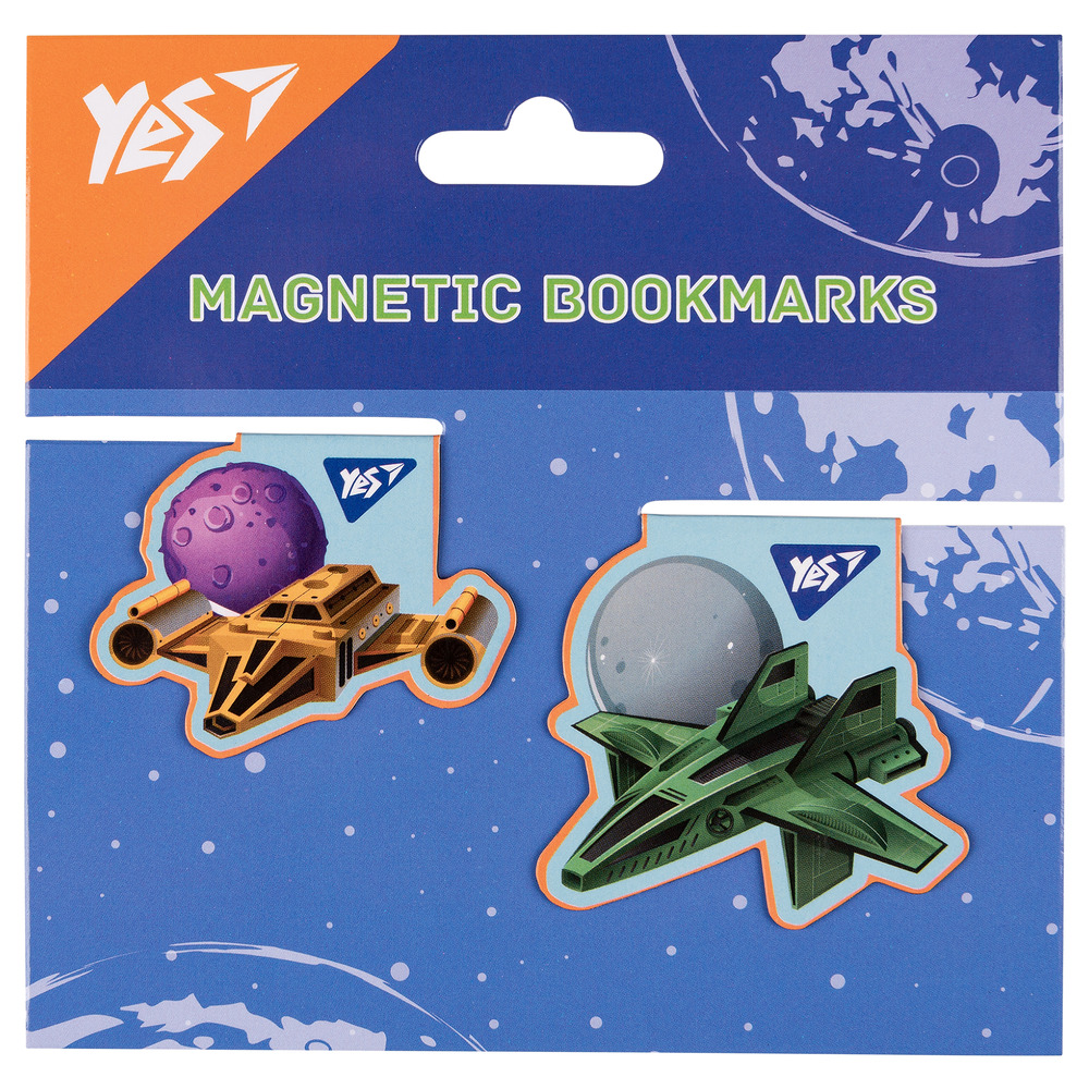 Закладки магнітні Yes Super Space 2 шт 708116