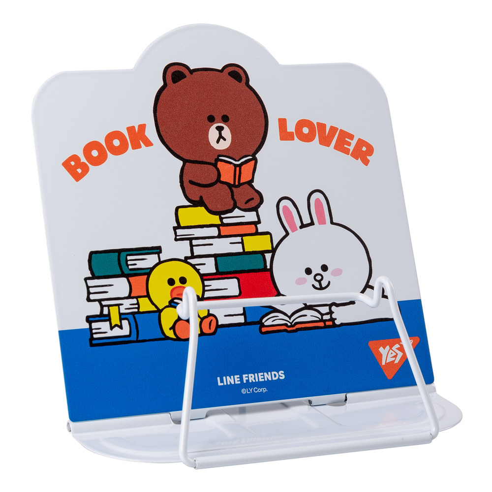 Підставка для книг фігурна Yes Line Friends металева 470514 
