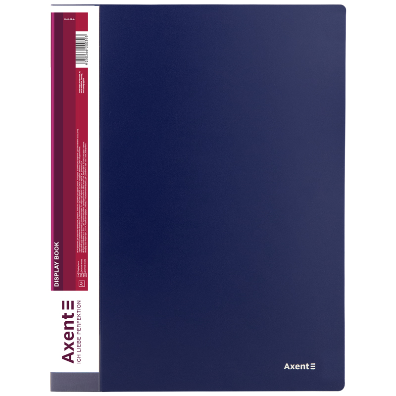Дисплей-книга Axent 1040-02-A, А4, 40 файлiв, синя
