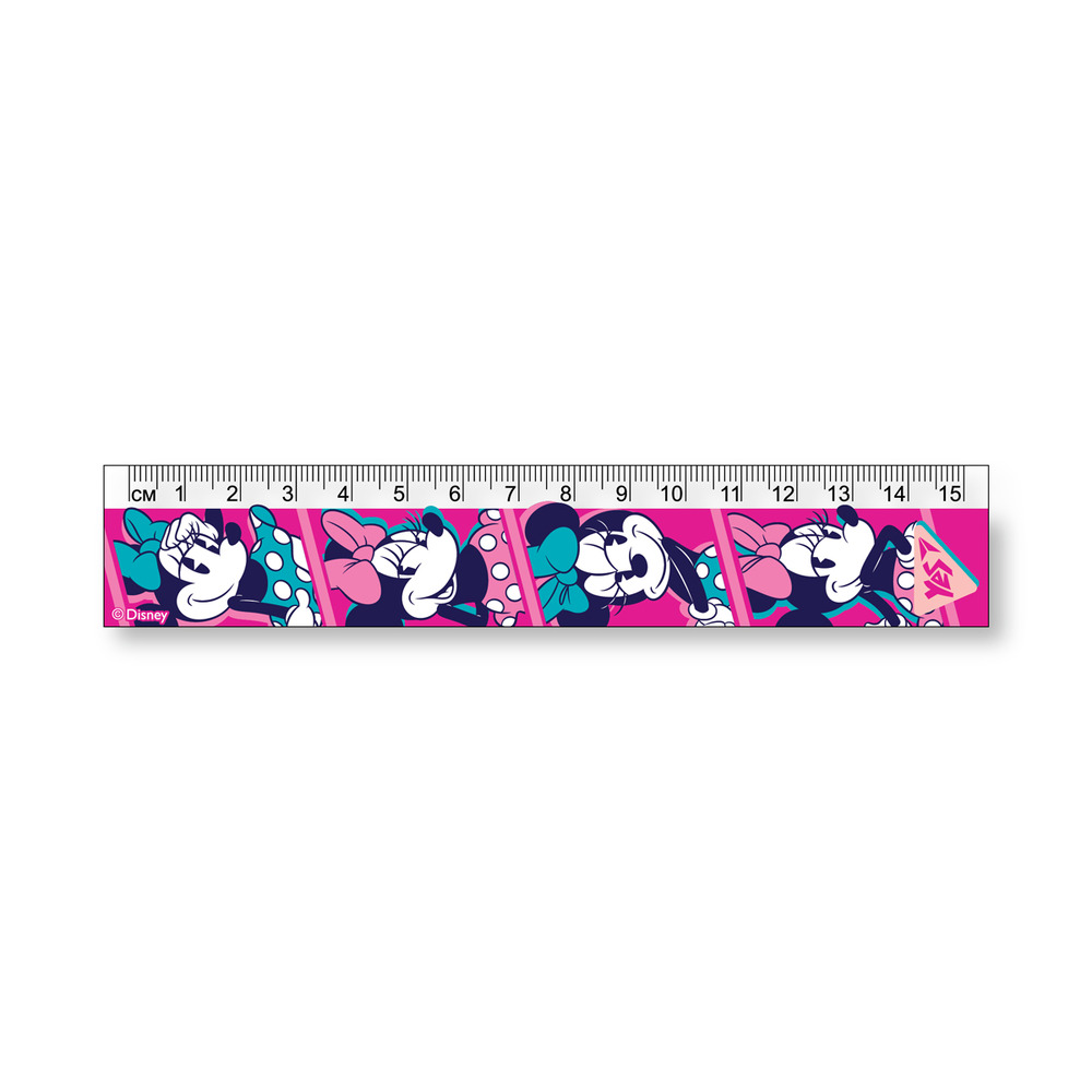 Лінійка Yes 15 см Minnie Mouse 370608