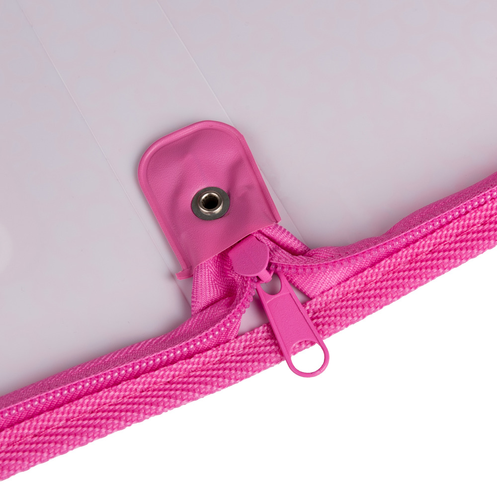 Папка портфель Yes FC на блискавці з тканинними ручками Barbie 492240. Фото 3