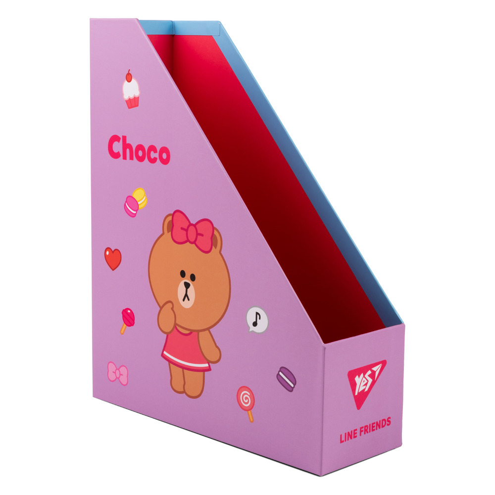 Лоток для документів Yes Line Friends вертикальний картон 450105