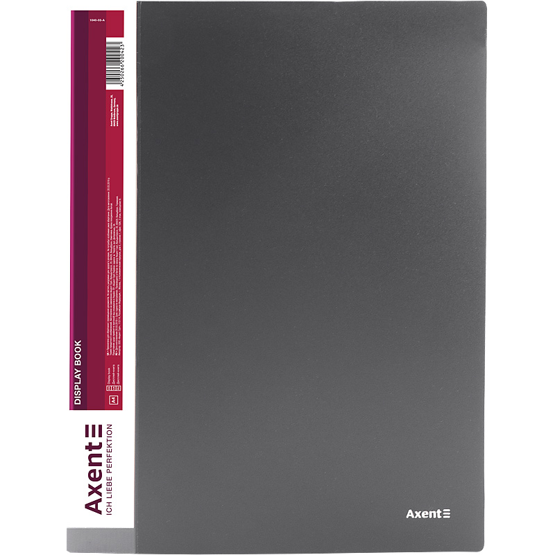 Дисплей-книга Axent 1040-03-A, А4, 40 файлiв, сіра