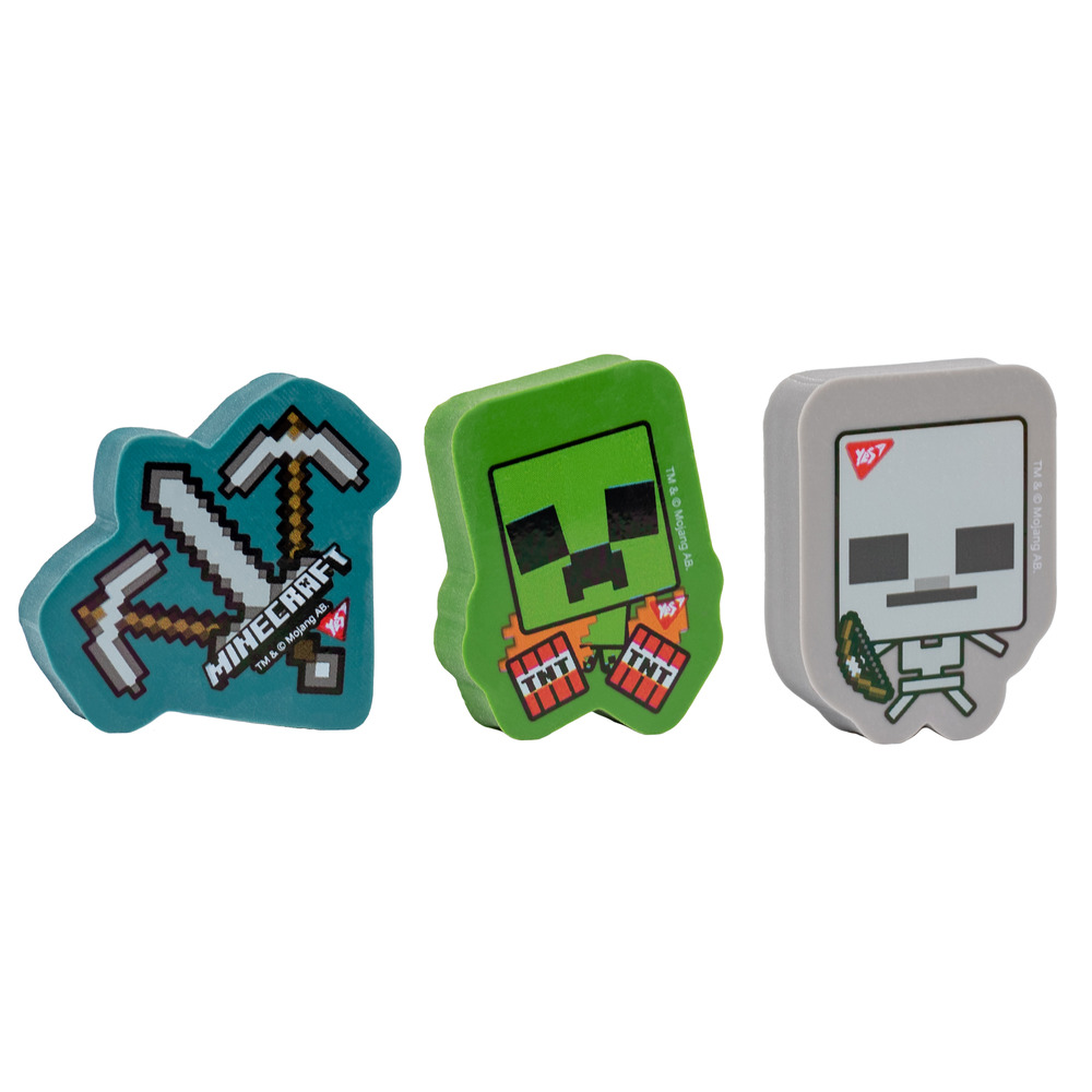 Гумка фігурна Yes Minecraft 560600 (51 шт)