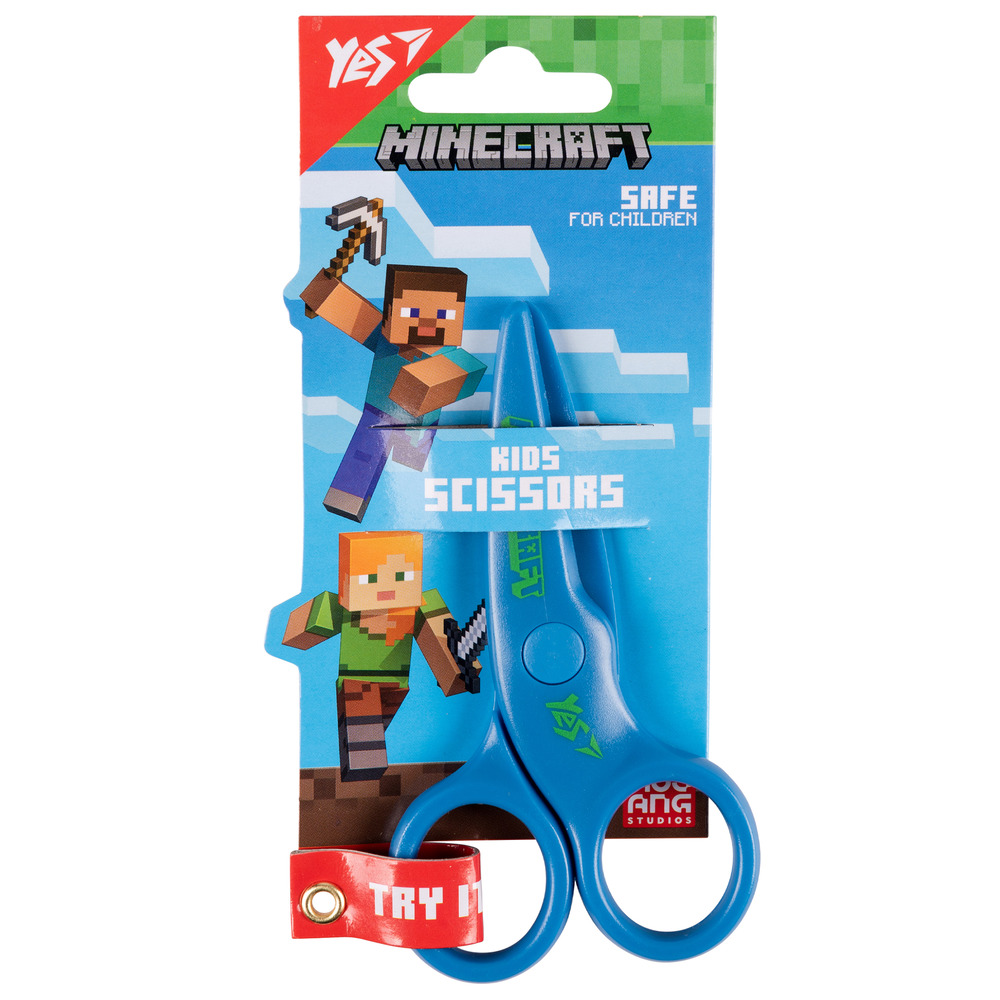 Ножиці Yes Minecraft 10,8 см безпечні пластикові 480450