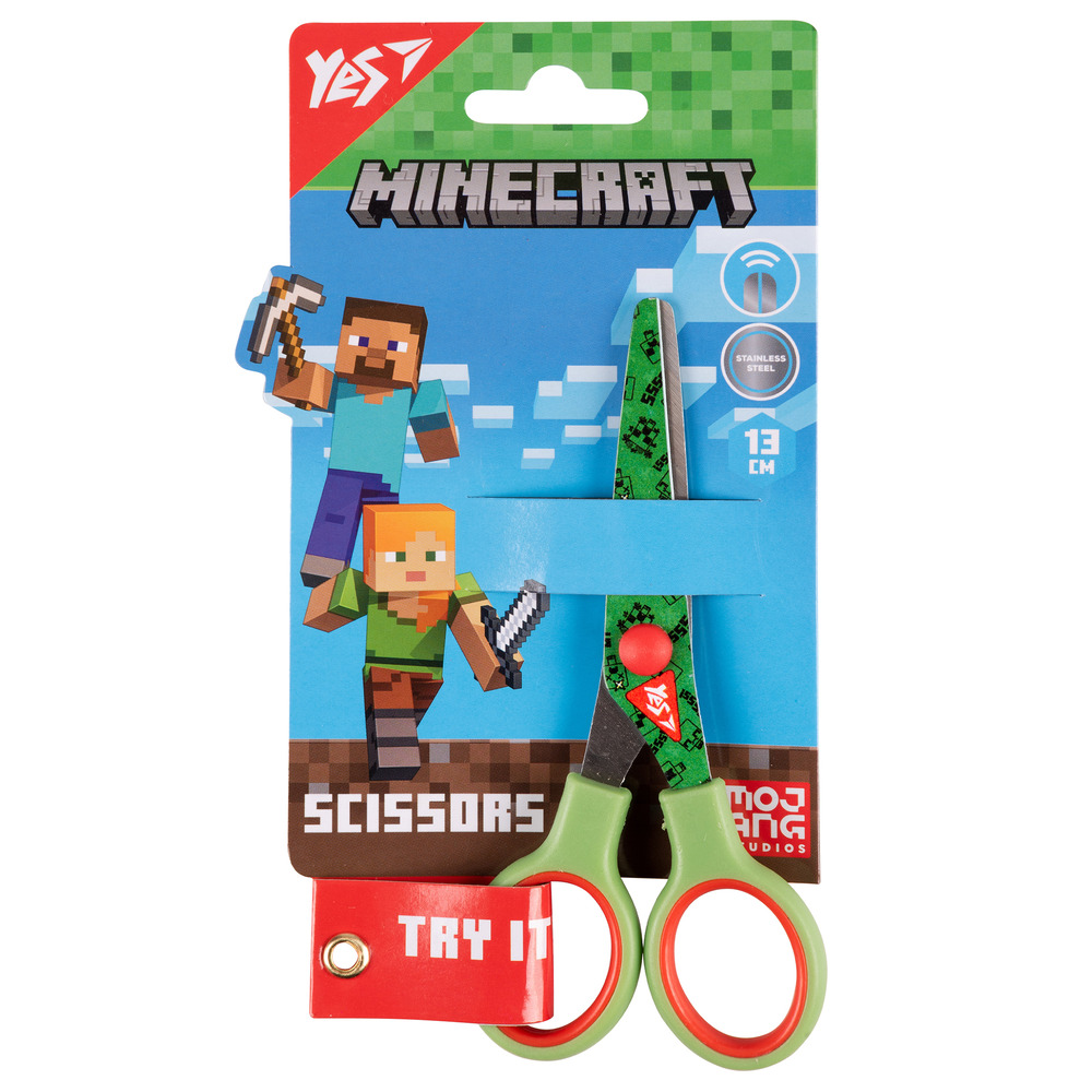 Ножиці Yes Minecraft 13 см з принтом на лезі 480436