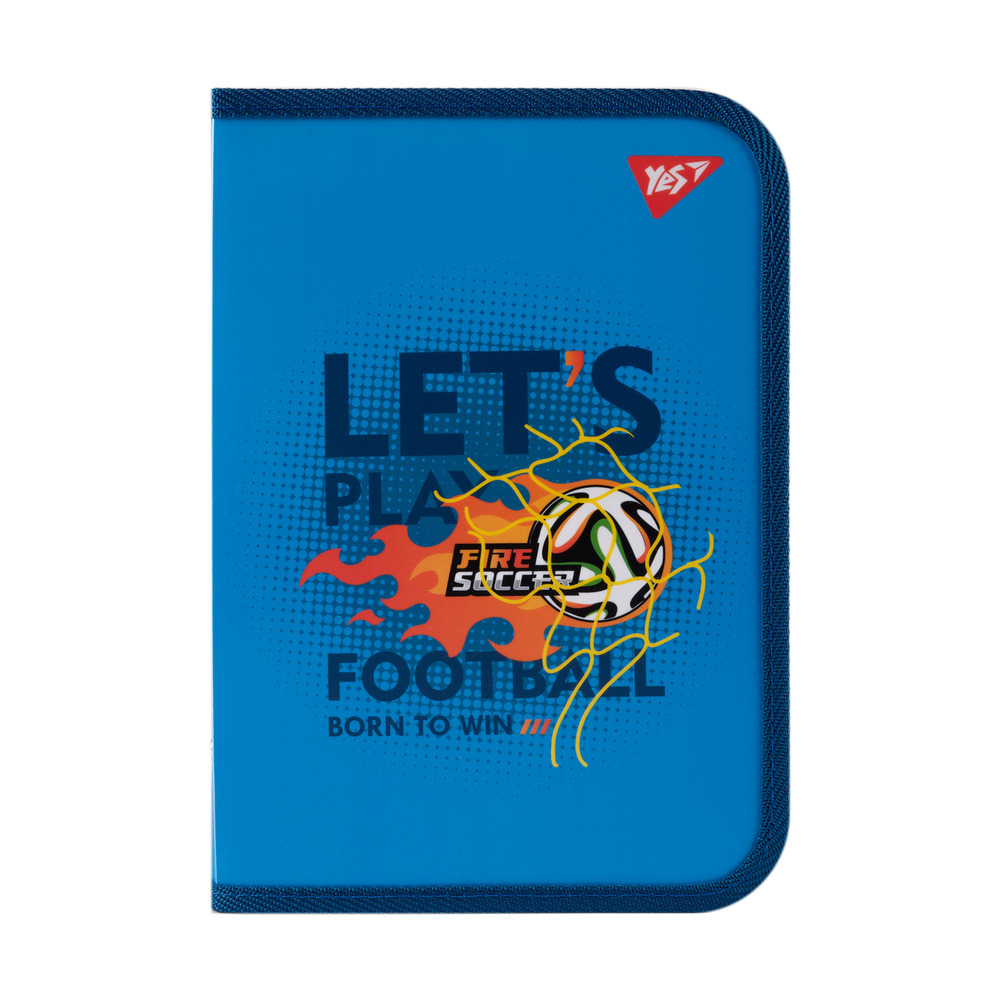 Папка для зошитів пластикова на блискавці Yes Football В5 492205
