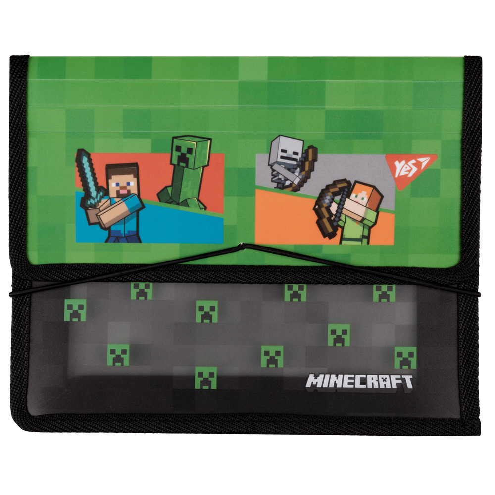 Папка для зошитів Yes пластикова на резинці Minecraft Heroes В5 492207