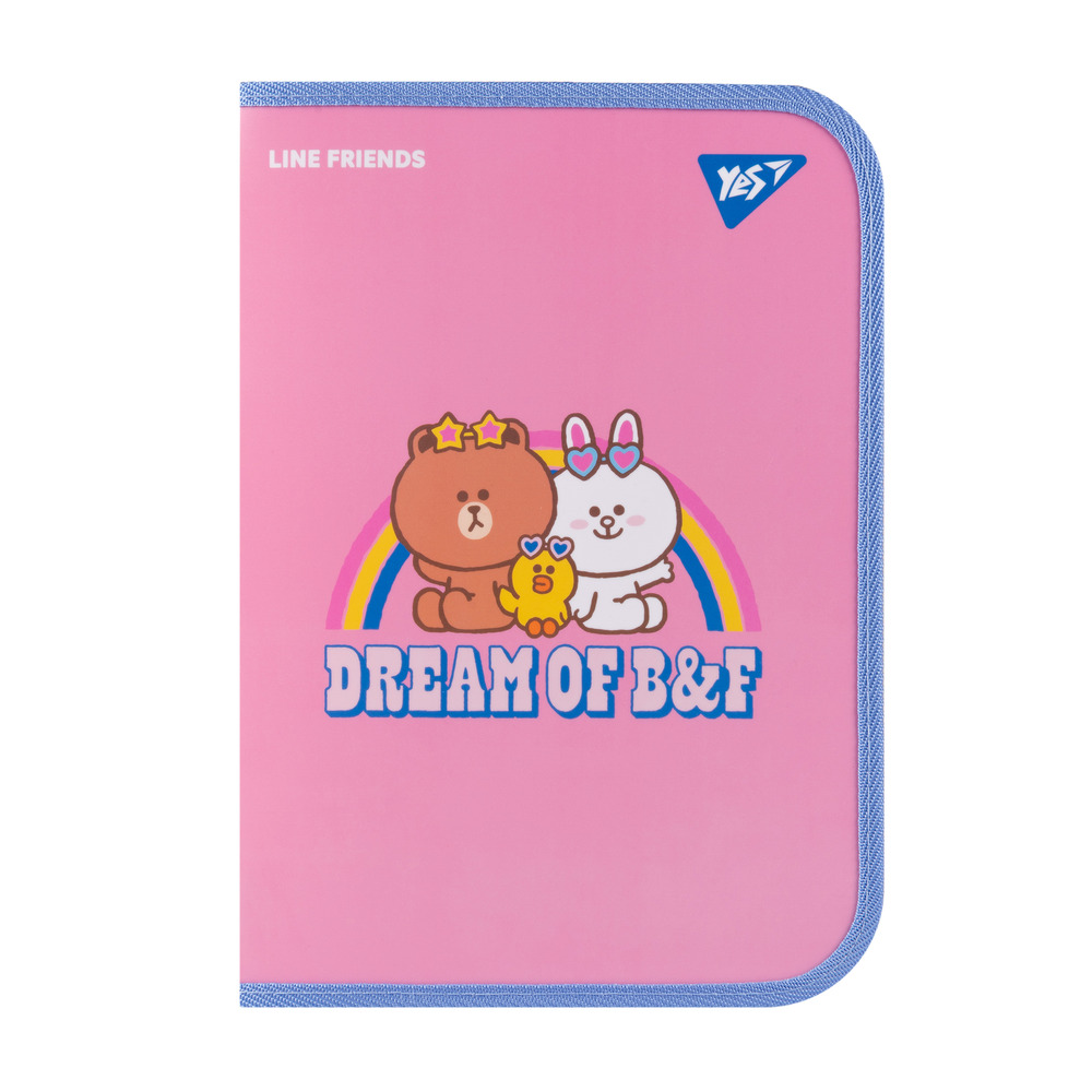 Папка факультативна Yes Line Friends Dream FC з внутрішньою кишенею 492223