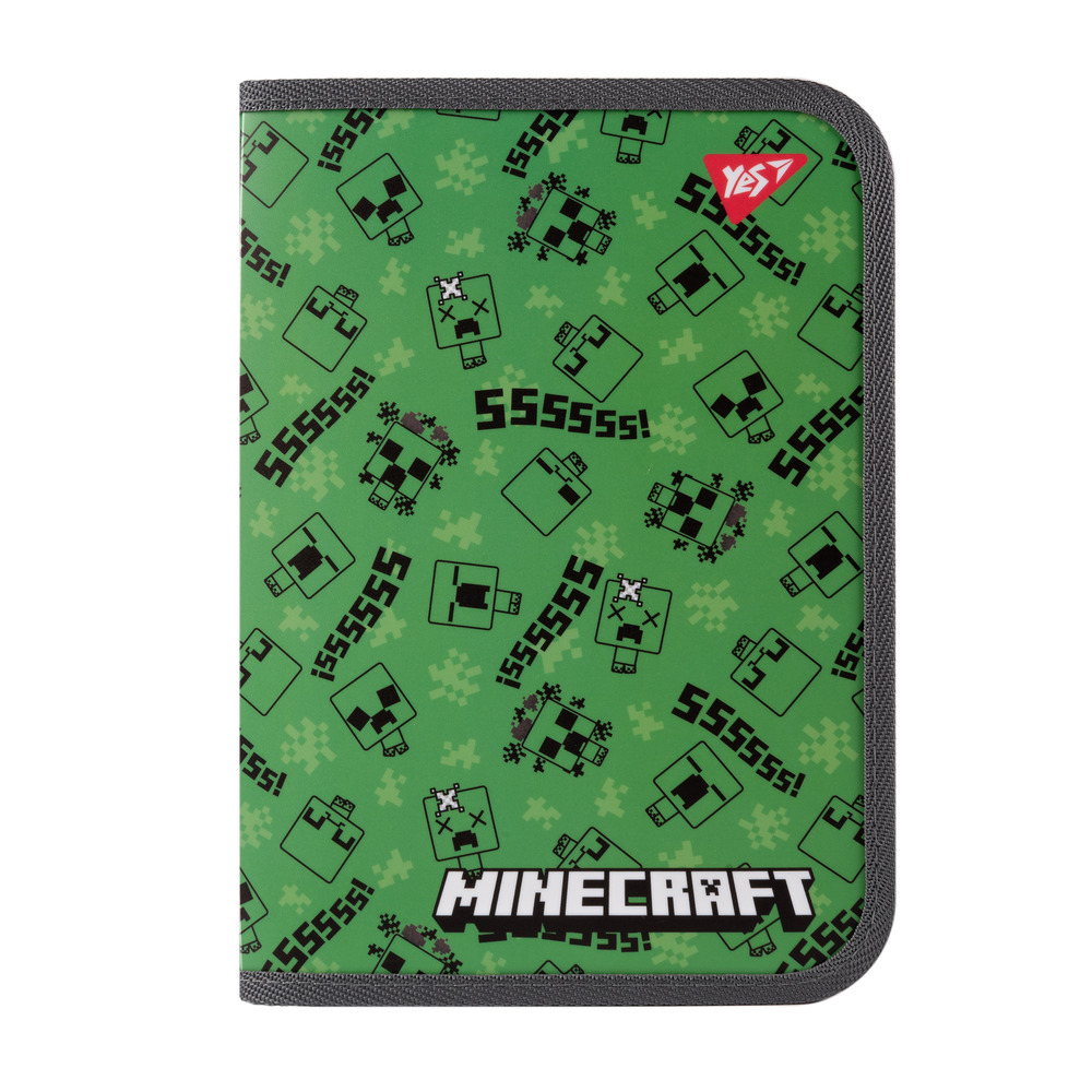 Папка для зошитів пластикова на блискавці Yes Minecraft Creepers В5 492203