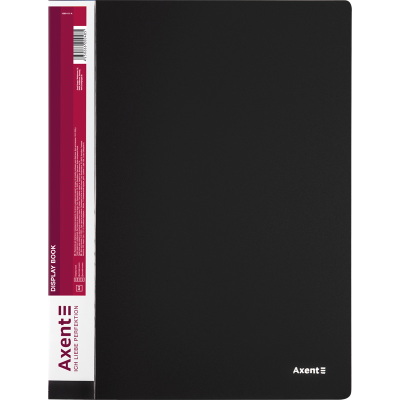 Дисплей-книга Axent 1060-01-A, А4, 60 файлiв, чорна