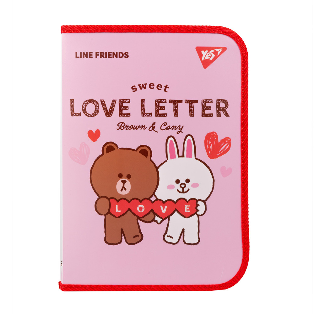 Папка факультативна Yes Line Friends FC з внутрішньою кишенею 492108