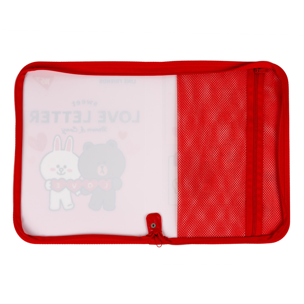 Папка факультативна Yes Line Friends FC з внутрішньою кишенею 492108. Фото 2